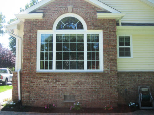 house front stone