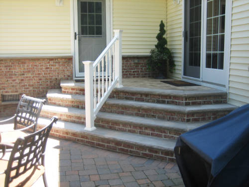 porches steps brick