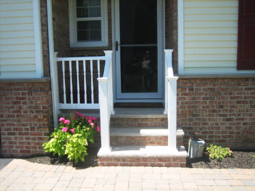 porches steps brick