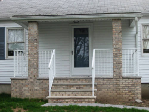 porches steps brick