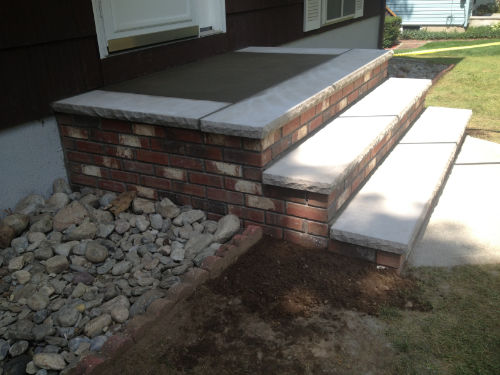 porches steps brick